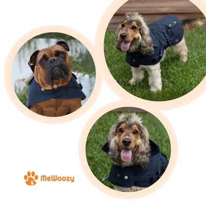 Waterdichte Hondenjas Met Flanelvoering – Voor Natte Wandelingen
