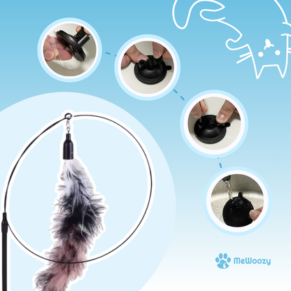Kattenspeeltje Met Zuignap – Voor Actief Jachtplezier