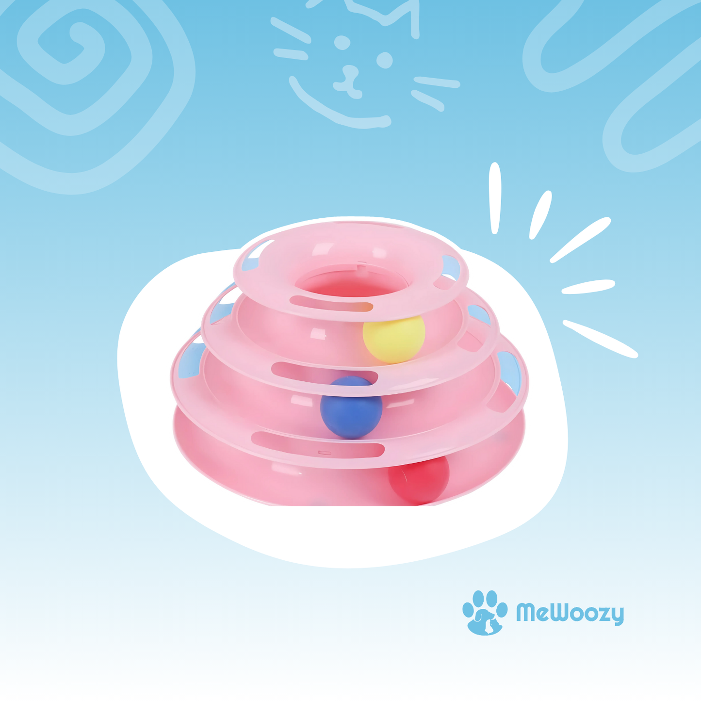 Katten Speeltoren Met Ballen – Voor Actief En Slim Spel