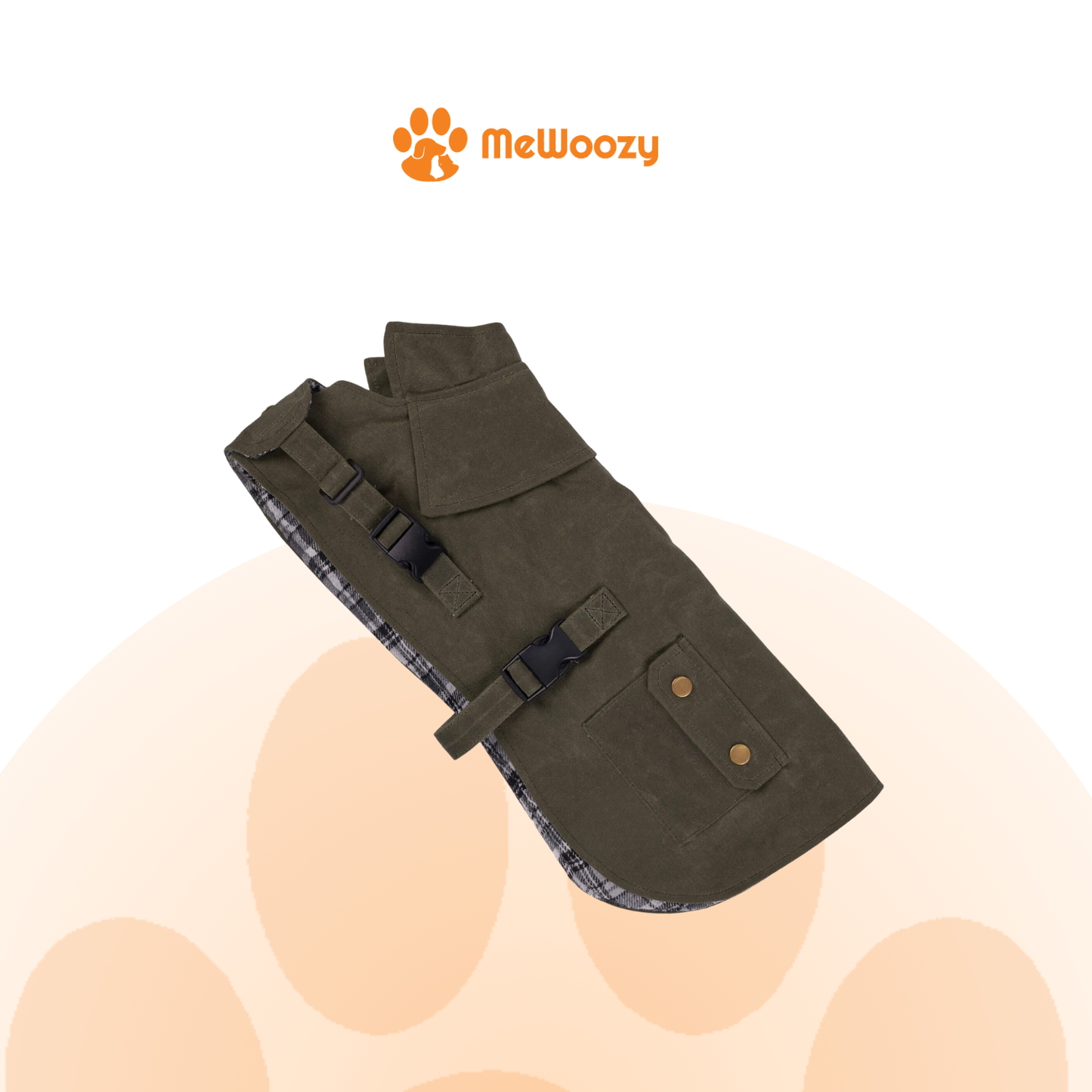 Waterdichte Hondenjas Met Flanelvoering – Voor Natte Wandelingen