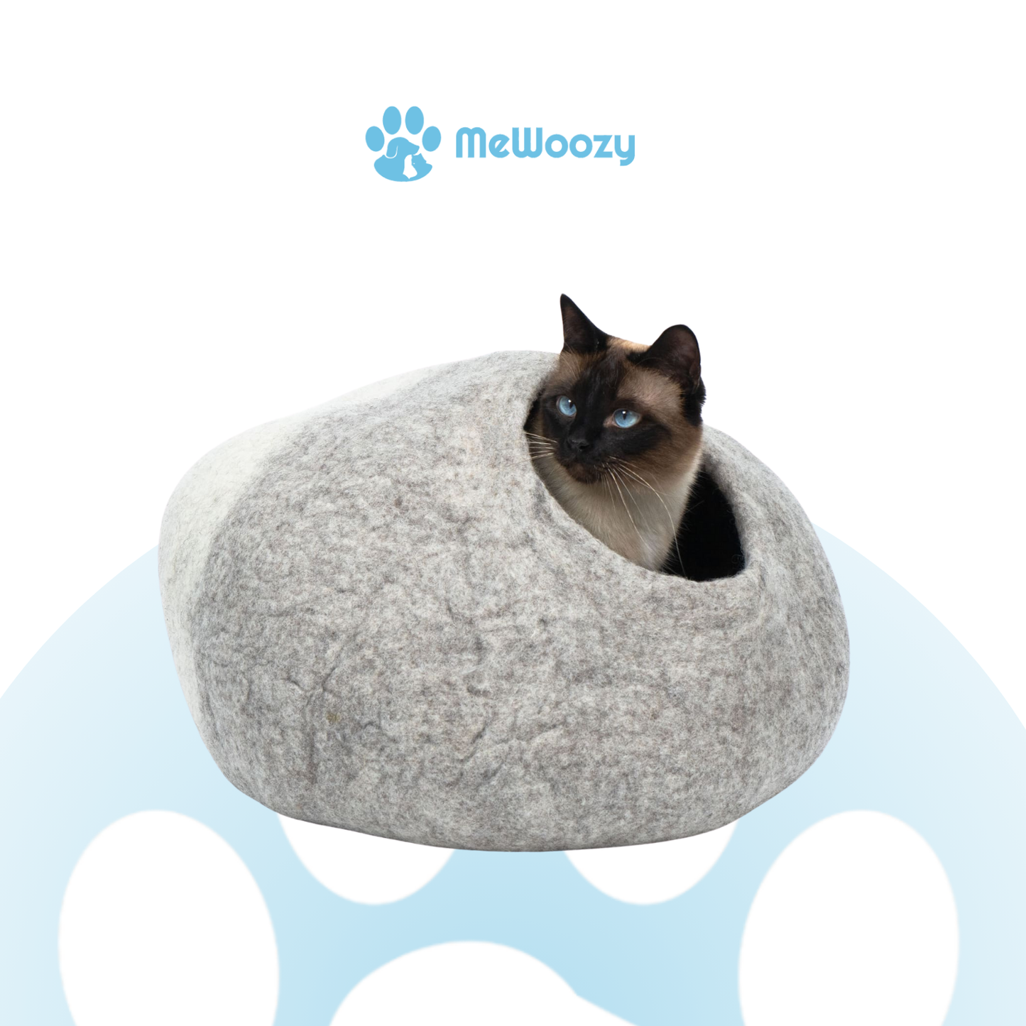 Wolvilt Kattenhuis Rond – Voor Warme En Knusse Rustplek