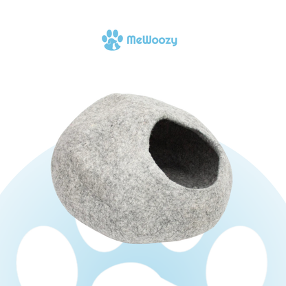 Wolvilt Kattenhuis Rond – Voor Warme En Knusse Rustplek