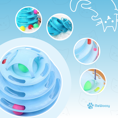 Katten Speeltoren Met Ballen – Voor Actief En Slim Spel