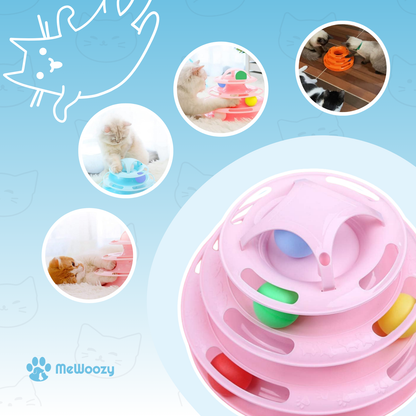 Katten Speeltoren Met Ballen – Voor Actief En Slim Spel