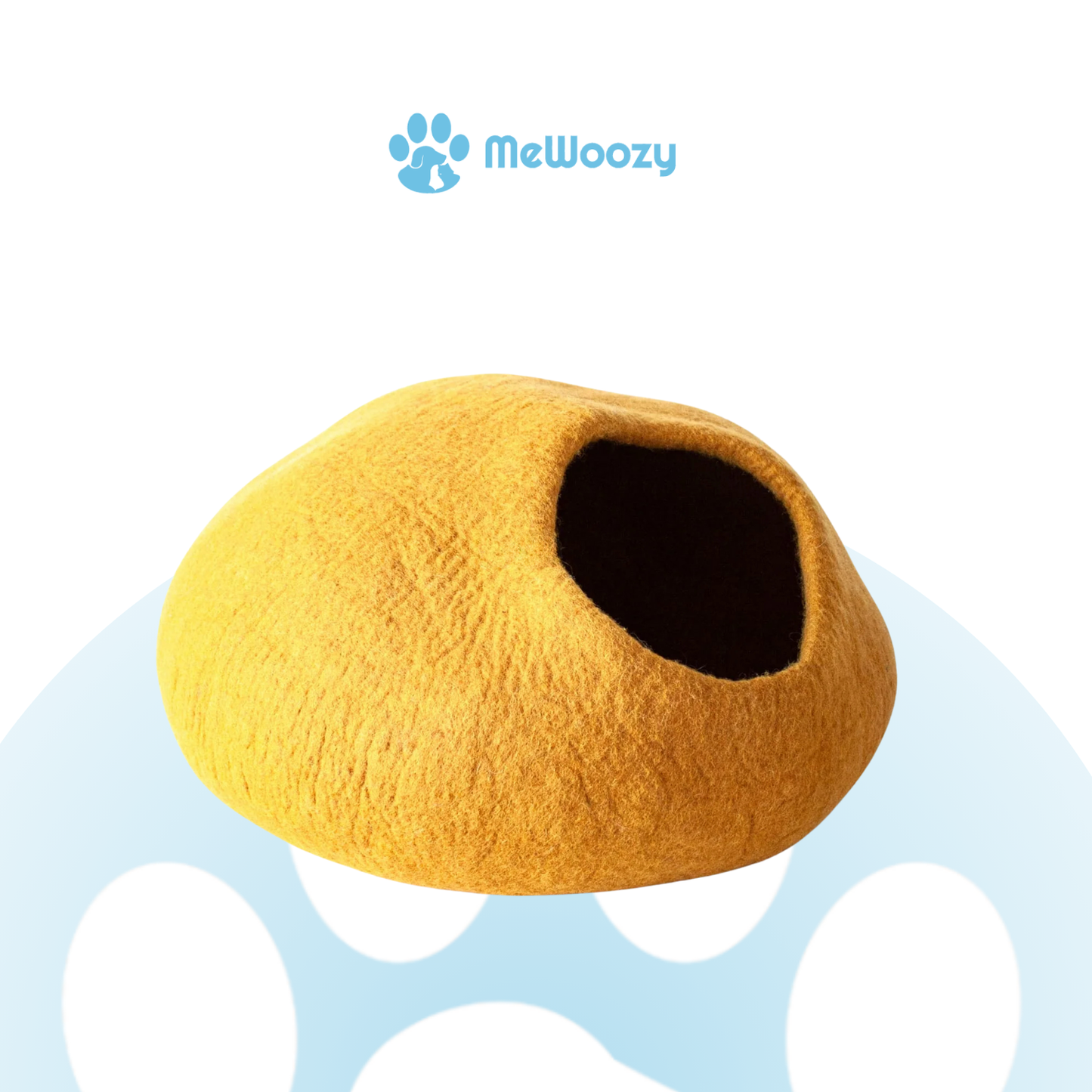 Wolvilt Kattenhuis Rond – Voor Warme En Knusse Rustplek