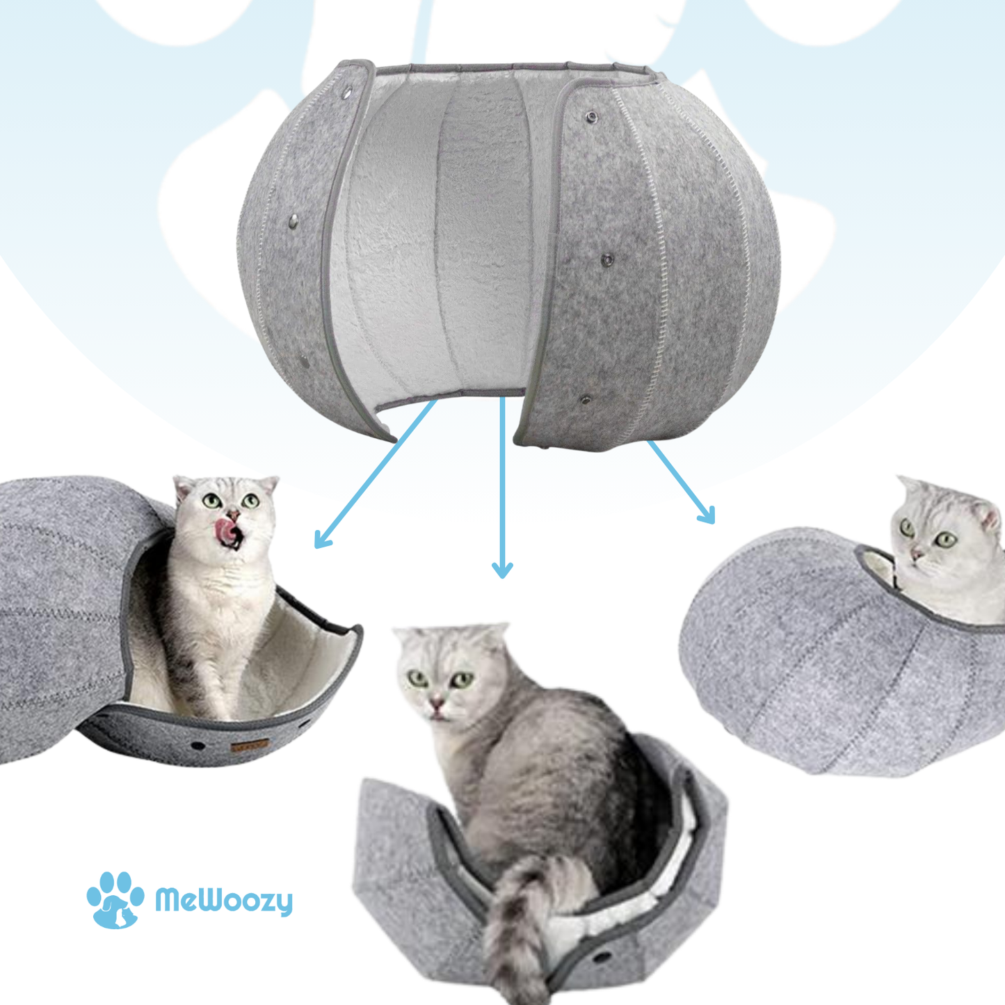 Opvouwbaar Kattenbed Met Draagtas – Voor Comfort Onderweg