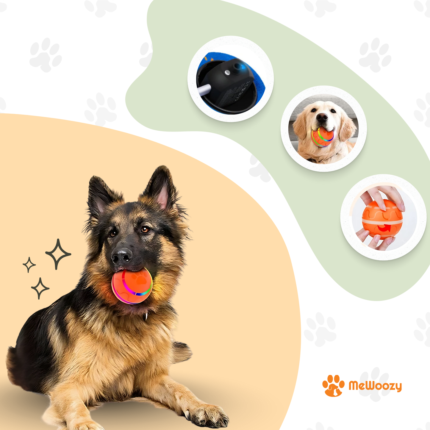 Speelbal Voor Honden – Met Slimme Bewegingssensor