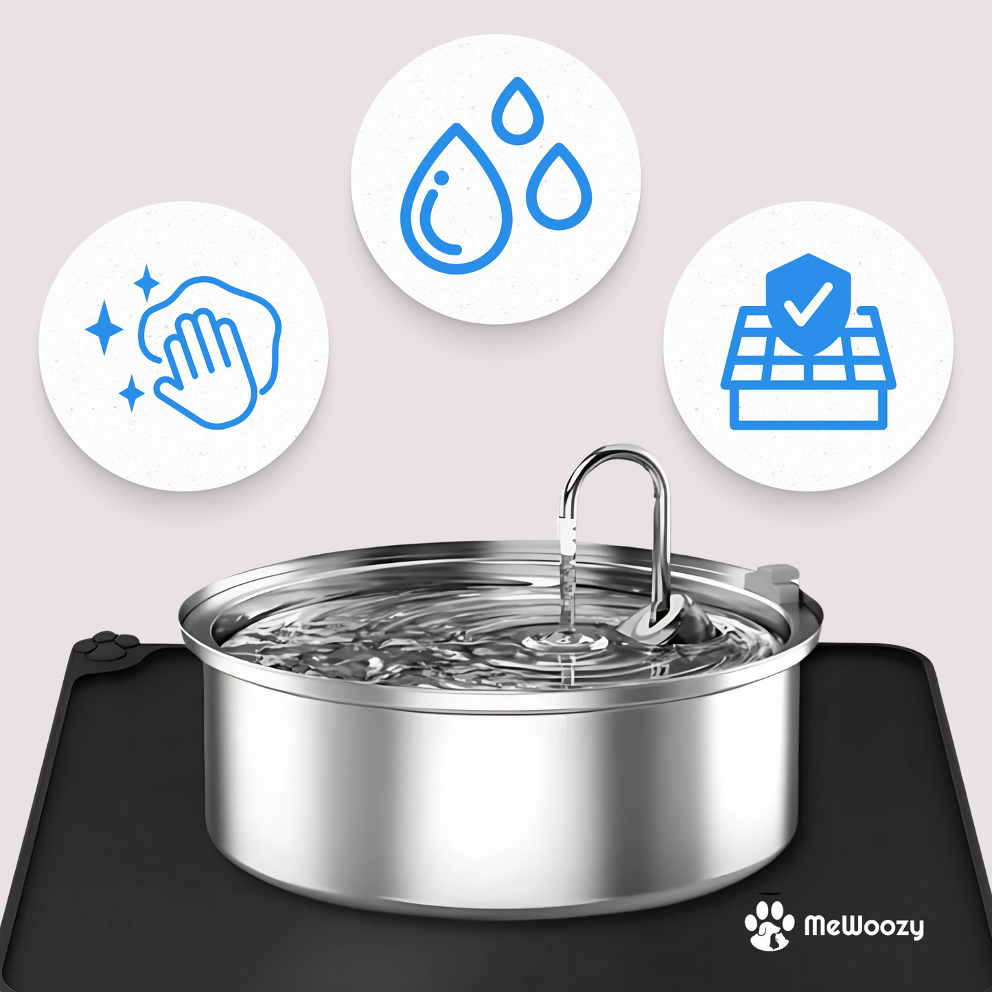 Honden Drinkfontein Met Filters – Voor Meer Hydratie