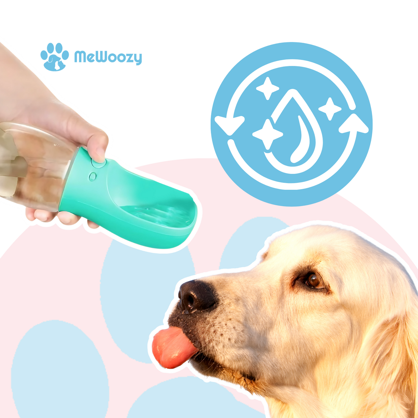 Draagbare Honden Drinkfles – Voor Onderweg Hydratatie